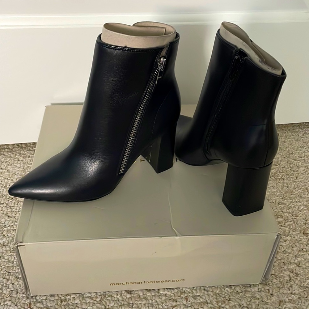 Boston proper leather booties